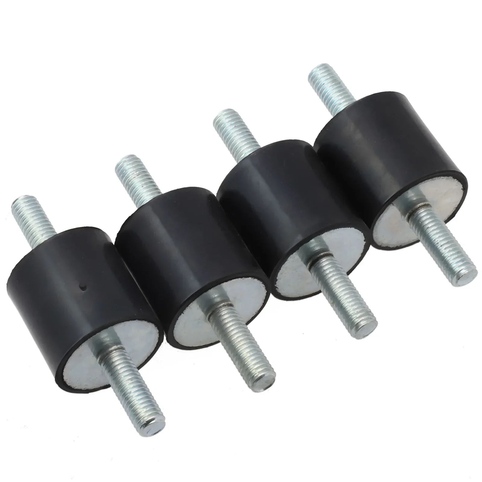 4x Anti Vibration Rubber Feet M8 Thread Compatible with Air Conditioning and Heat Pump Systems for Noise Dampening