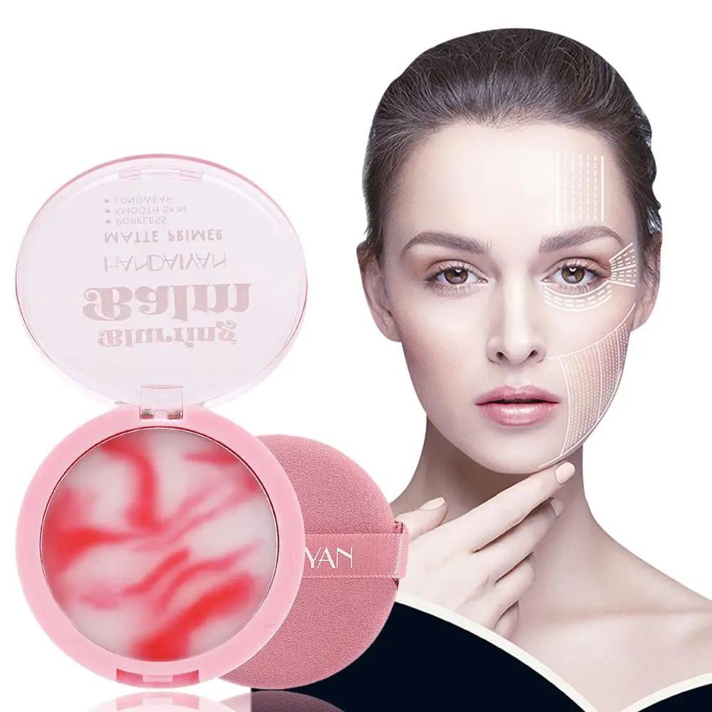 Matte Primer Face Balm Makeup Long Lasting Waterproof Concealer Foundation Loose Powder Base Cosmetic Face Powder