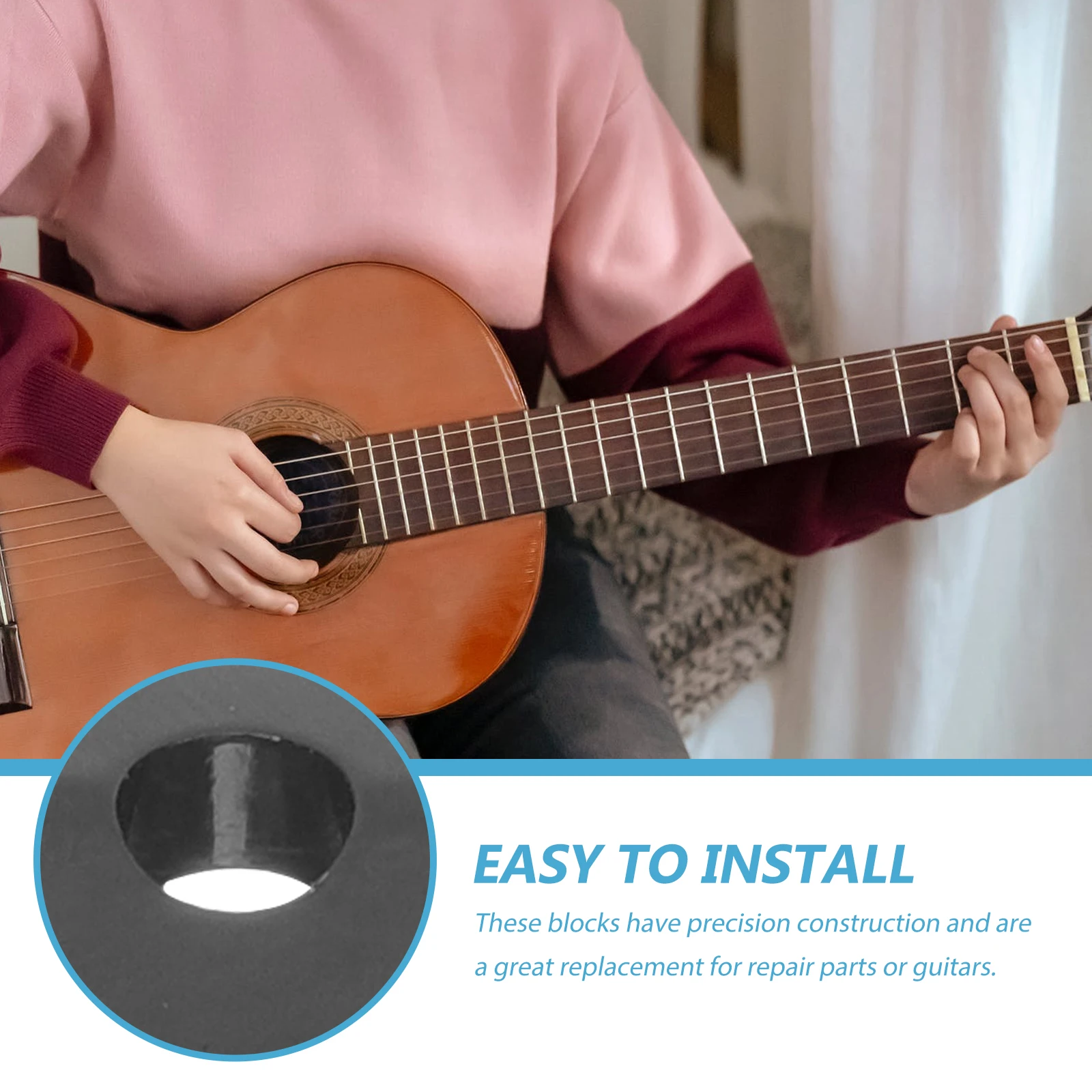 15 шт., зажимы для электрических стопорных гаек, металлические запасные части для моста тремоло, сменные аксессуары, металлические седло, зажимные блоки, струна