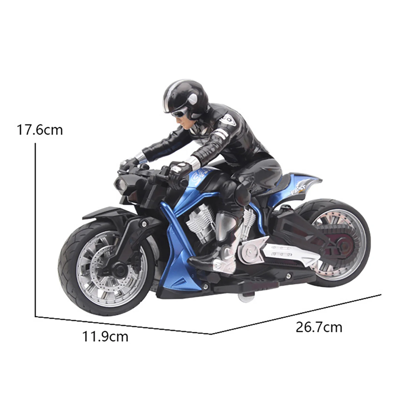 Remote Control Off-Roading Motorcycle Toy Portable Wear Resistant Stunt Drift Car for Kids Children's Day Birthday Gifts