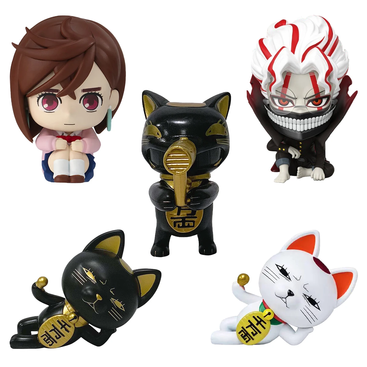 

Anime Highway Granny figure Ayase Momo Okarun Action Figure Lucky cat Model cute Q edition statue Car decoration doll toys Gifts
