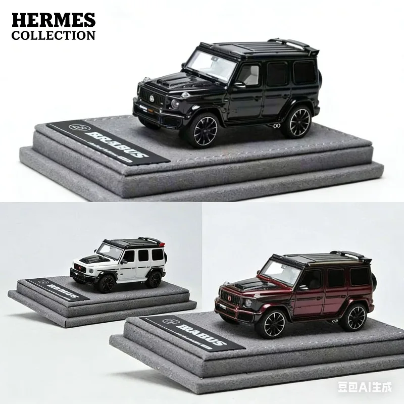 

Коллекция HERMES: Модель автомобиля Brabus 800 из литой смолы, масштаб 1:64, статическая, для мальчиков, коллекционный предмет, украшение.