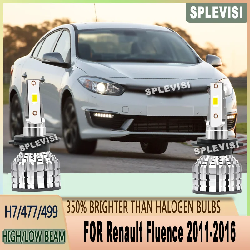 

See Farther and Drive Safer at Night with 24000LM/Pair H7 LED HIGH/LOW BEAM For Renault Fluence 2011 2012 2013 2014 2015 2016