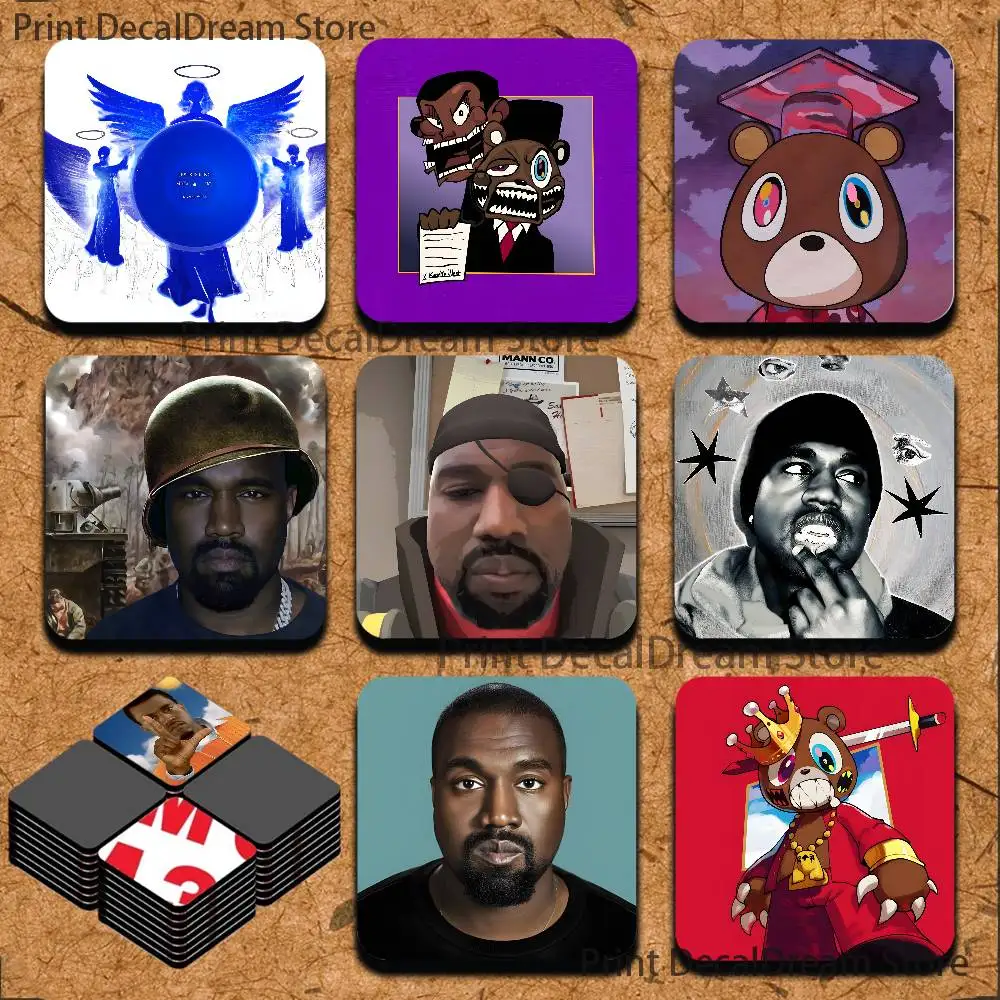 K-Kanye West Yeezus Ye Jesus is King Refrigerator Magnets Cute Cartoon Magnetic Personality Decorations Creative Gifts