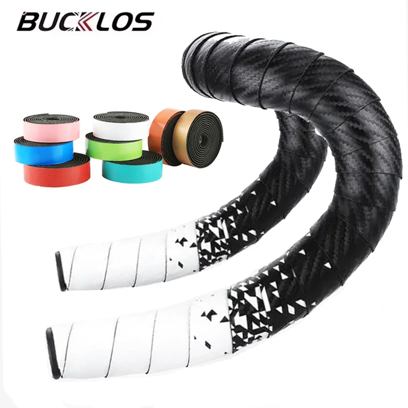 Bucklos Bike Handlebar Tape Shock-Absorbing Racing Handles Wrap Anti-Slip Soft Road Bicycle Bar Tapes Gravel Bike Bartape Belt