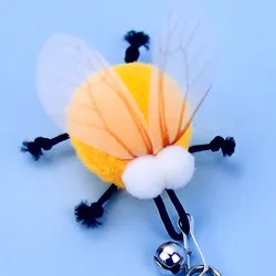 Varita interactiva con mariposa para gatos
