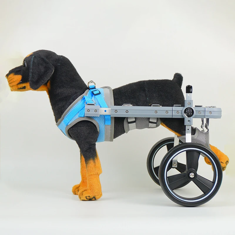 

Four-Wheel Auxiliary Dog Wheelchair Rear Leg Electric Vehicles for Disabled Pet Cat Teddy Hind Limb Paralysis Power Car