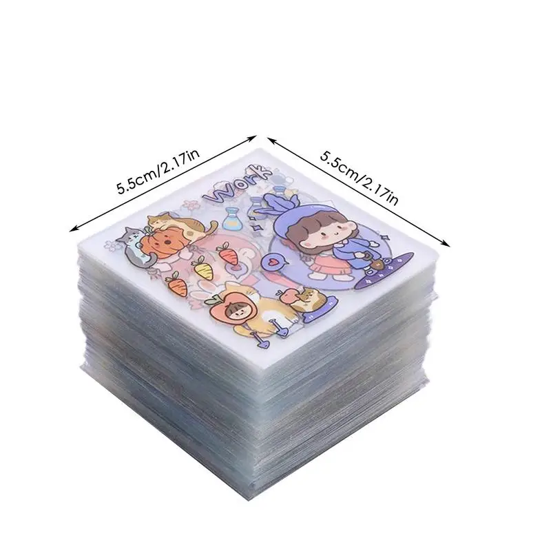 100 шт./кор. без повторения, милые наклейки для девочек, наклейка для книги «сделай сам», водонепроницаемая модная наклейка с героями мультфильмов для девочек