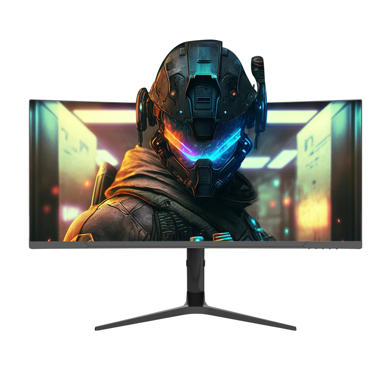 34 Inch LED, RGB Lighting, Split Screen, Height Adjustable Bracket, 1500R Curve Rate, 144Hz/165Hz/180Hz Gaming -