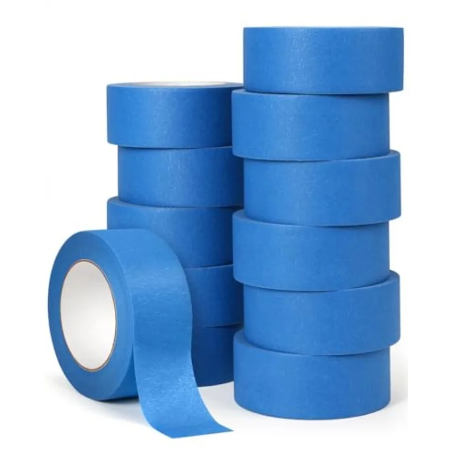 

Premium Blue Tape Rolls, Paters Tape, Maskg Tape for Purpose Wall Patg, Home Improvement Totalg 660