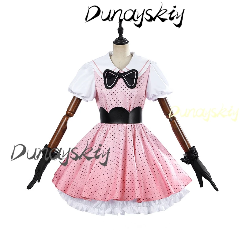 Anime Oshi No Ko Ruby Cosplay Parrucca del costume di scena Set completo Hoshino Rubii MEM Kana Parrucca del vestito cosplay per le donne Abiti personalizzati