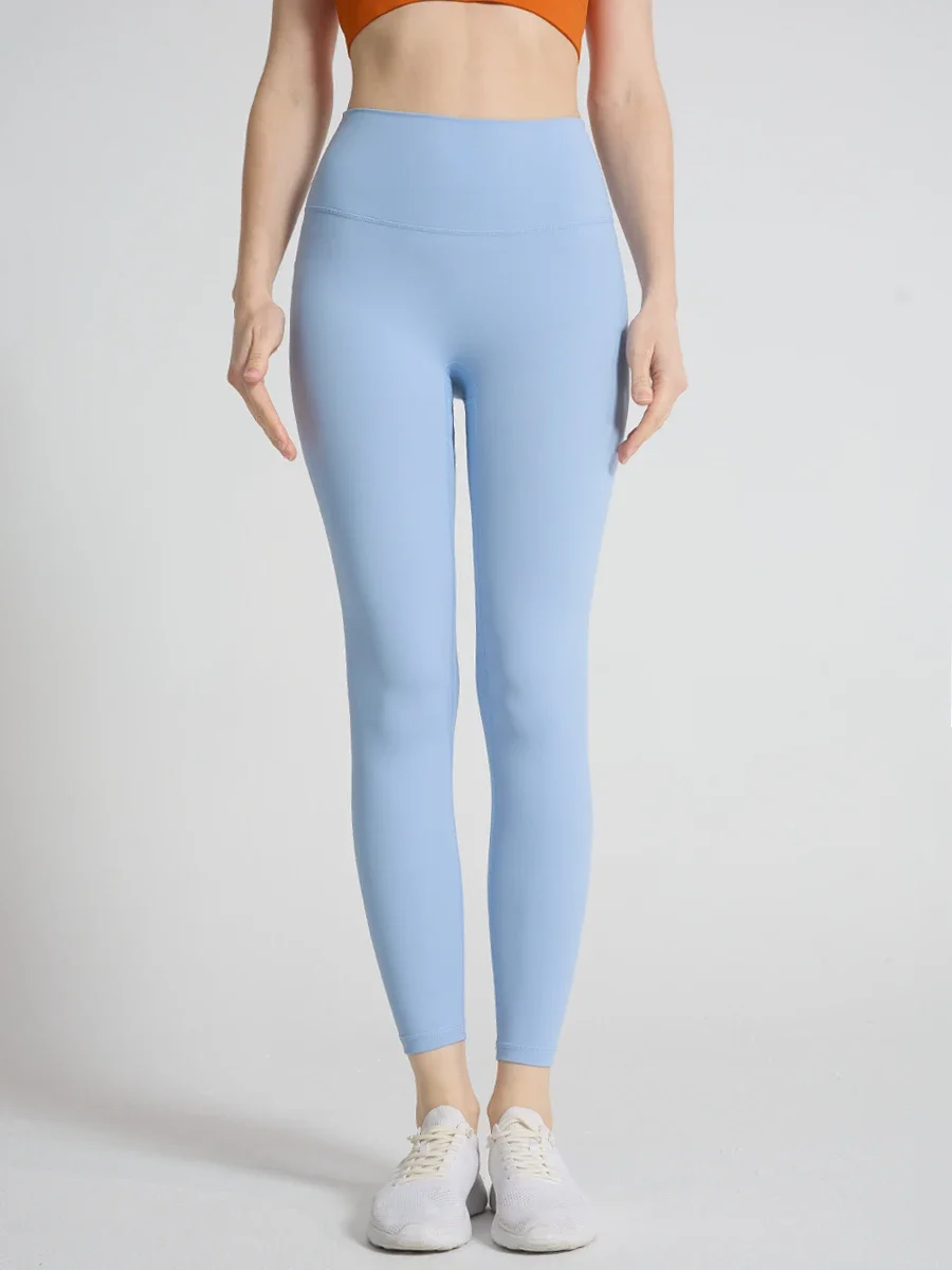 Damen-Yoga-Leggings mit hoher Taille, Dopamine Color Series, hohe Elastizität, Hüftstraffung, bequeme Yoga-Hose für drinnen und draußen