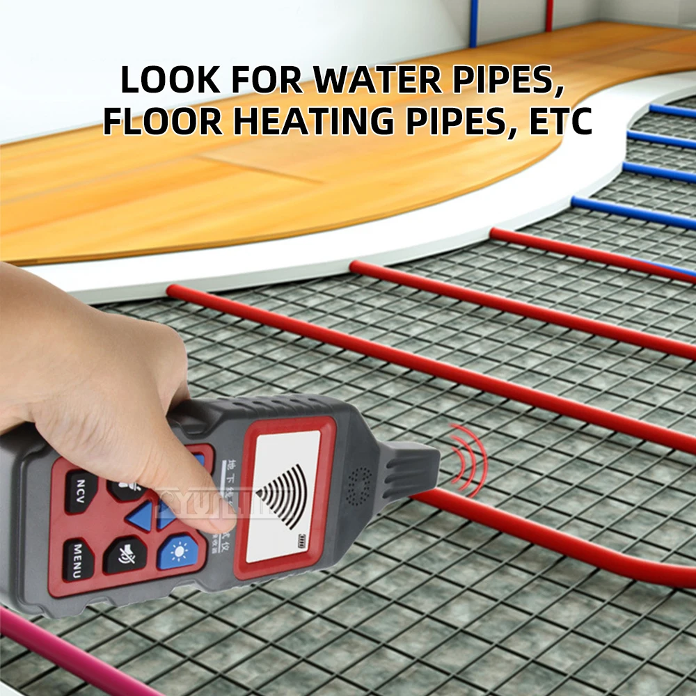 Локатор и тресер подземного кабеля |   Детектор проводов под напряжением переменного тока 220 В для скрытого кабелепровода и поиска неисправностей ​