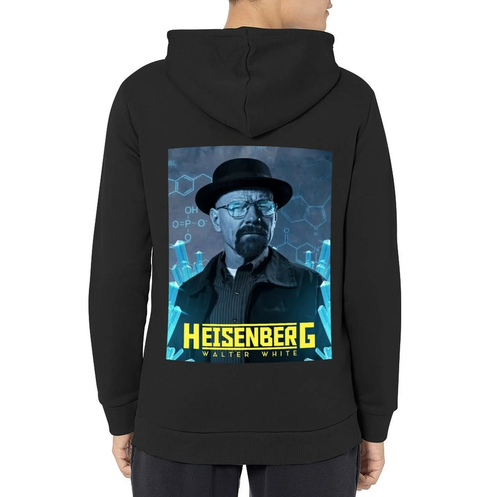 

Walter White Blue Crystal Hoodie mens designer clothes autumn new products men's sweat-shirt fashion men new in hoodies