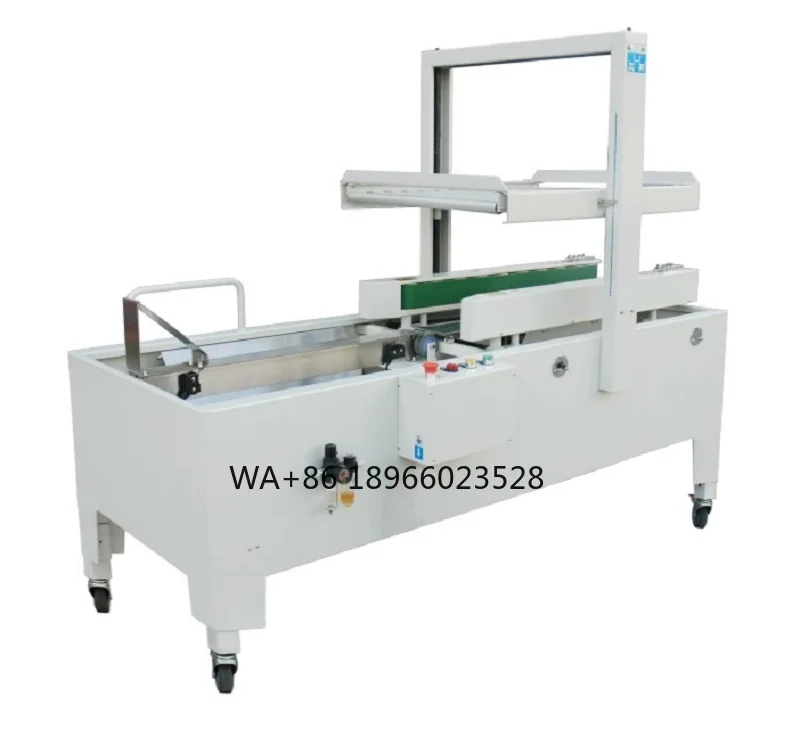 DZF-5050 Hard Tools Mobile Phone Packaging Carton Milk Automatic Carton Sealing Machine