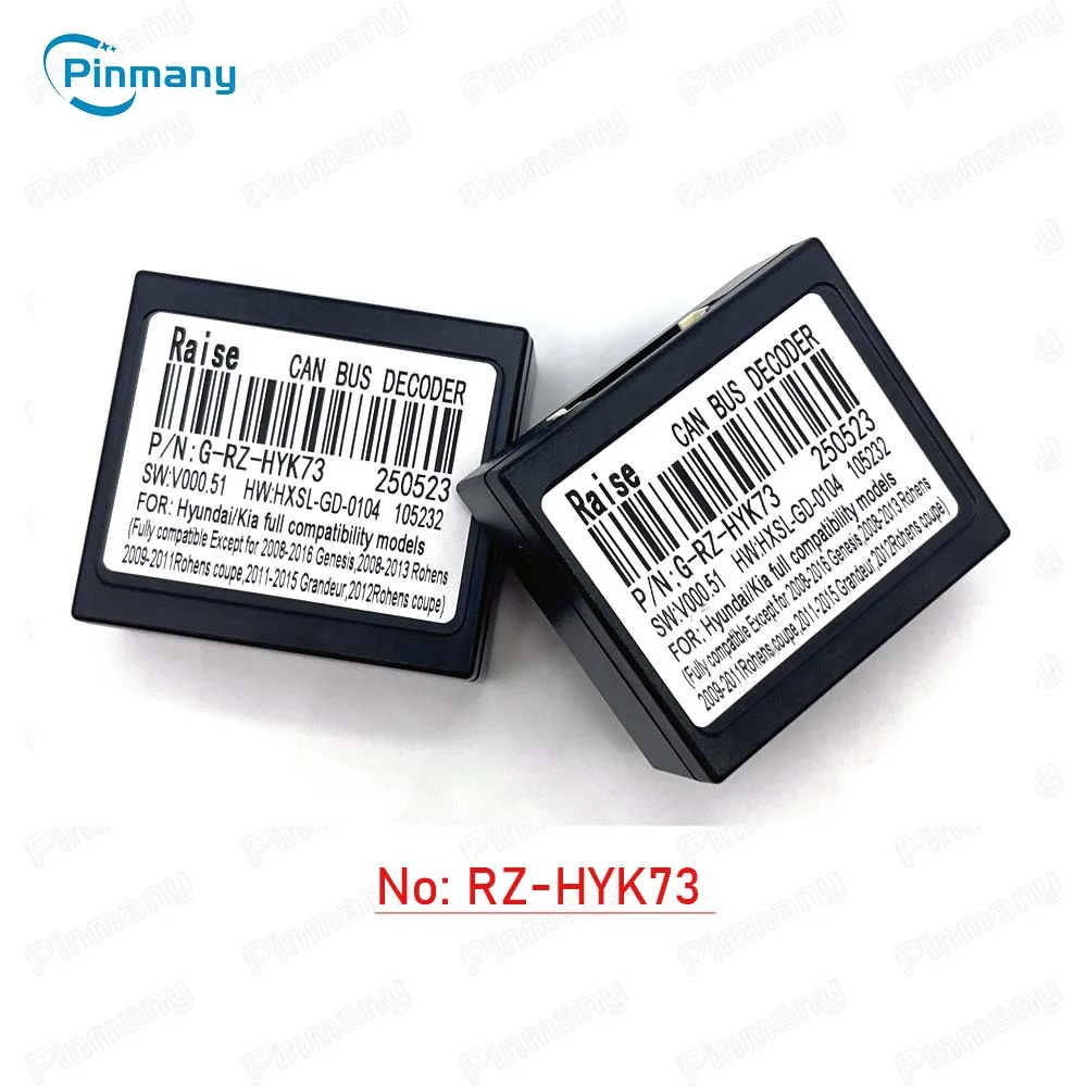 Car CAN Bus Adapter RZ-HYK73 for Hyundai I20 I40 IX25 IX35 IX45 Santafe Mistra Sonata 8 Kona Elantra Palisade Veloster Grandeur