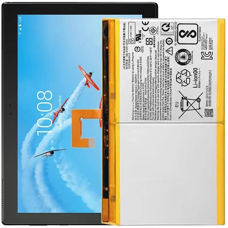 

New L16D2P31 Battery Replacement For Lenovo Tab 4 10 Plus TB-X704L TB-X704F Tool
