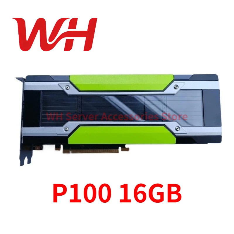 Tarjeta Gráfica NVIDIA Tesla P100 de 16GB HBM2 PCI-E para Servidor, GPU para Aprendizaje Profundo, Computación de IA y Renderizado
