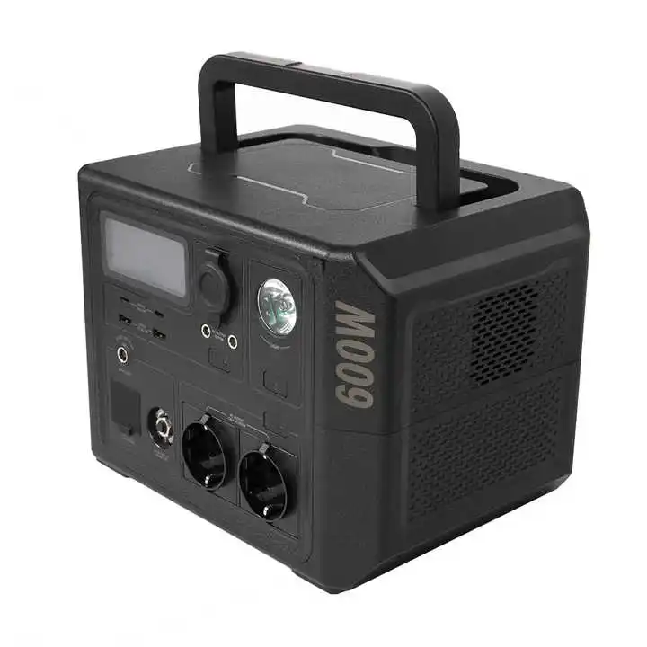 Portable solar generator power station 600 watt outdoor portable camping power station
