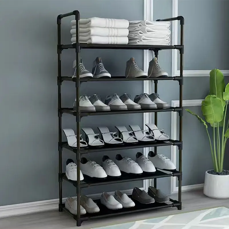 

Shoe Rack Simple Multilayer Shoe Cabinets Portable Saving Space Shoes Organizer Easy To Install Shoe-shelf Furniture For Home