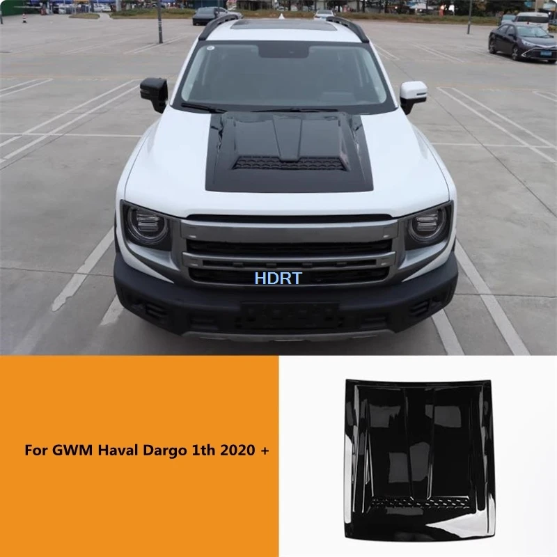 Car Styling Front Hood Engine Bonnet Cover Auto Part Fit For Great Wall GWM Haval Dargo 1th 2020 + Accessories Exterior Sticker