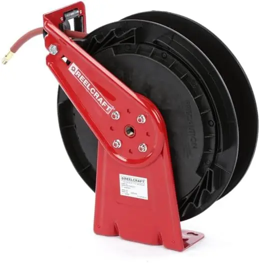 Rt650-Olp 3/8-Inch By 50 Feet Spring Driven Hose Reel สําหรับอากาศ/น้ํา