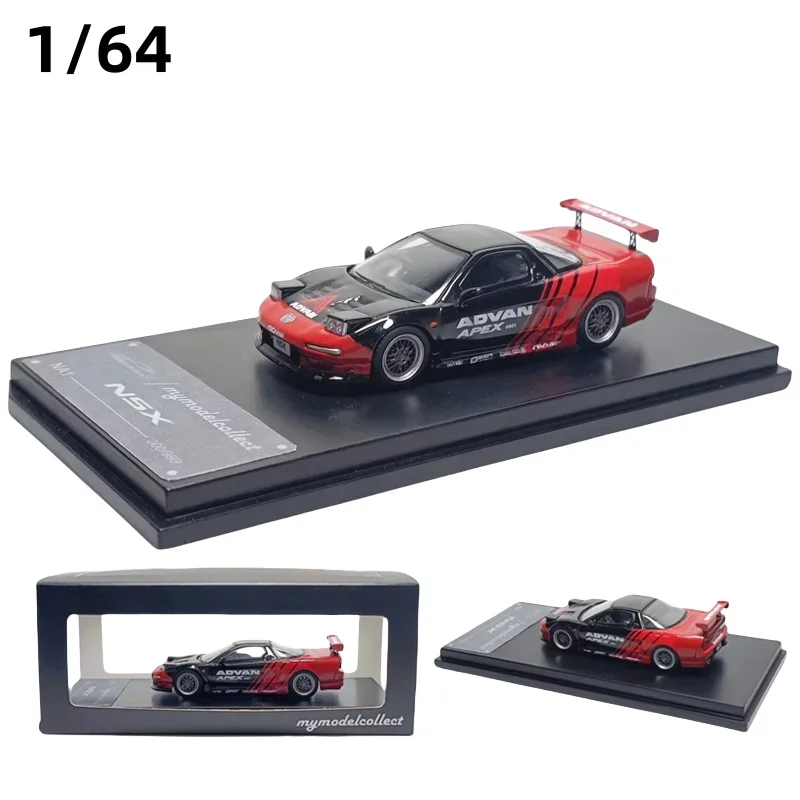 ModelCollect 1:64 Honda NSX NA1 vertical light version alloy model, children's collection toys, Christmas gifts for children.