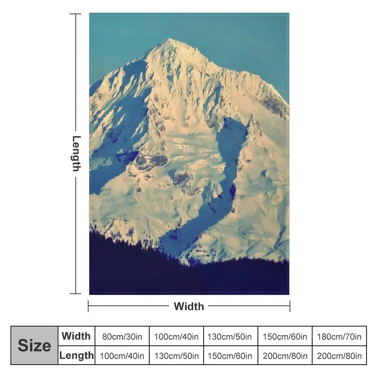 MT. HOOD - AT TWILIGHT Throw Blanket decorative Travel Sofa Throw Kid'S Luxury Throw blankets ands Blankets