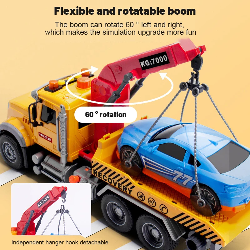 Simulation Multi-functional Engineering Vehicle For Kids Children Toys Rescue Vehicle Fire Ladder Truck Fire Engine Mixer Truck