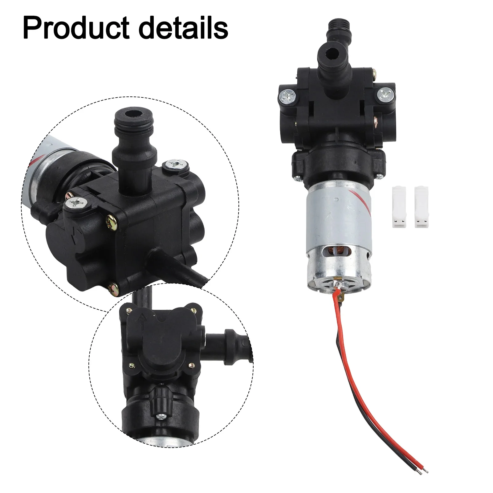 Car Washer Pump High Pressure Car Wash Pump Engineering Plastics Long Service Life Low Noise Self-priming Function