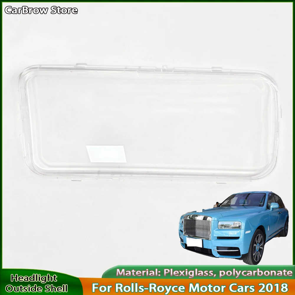 

Корпус фары, абажур, прозрачная маска для автомобилей Rolls-Royce, 2018, автомобильные аксессуары, крышка объектива фары, оргстекло