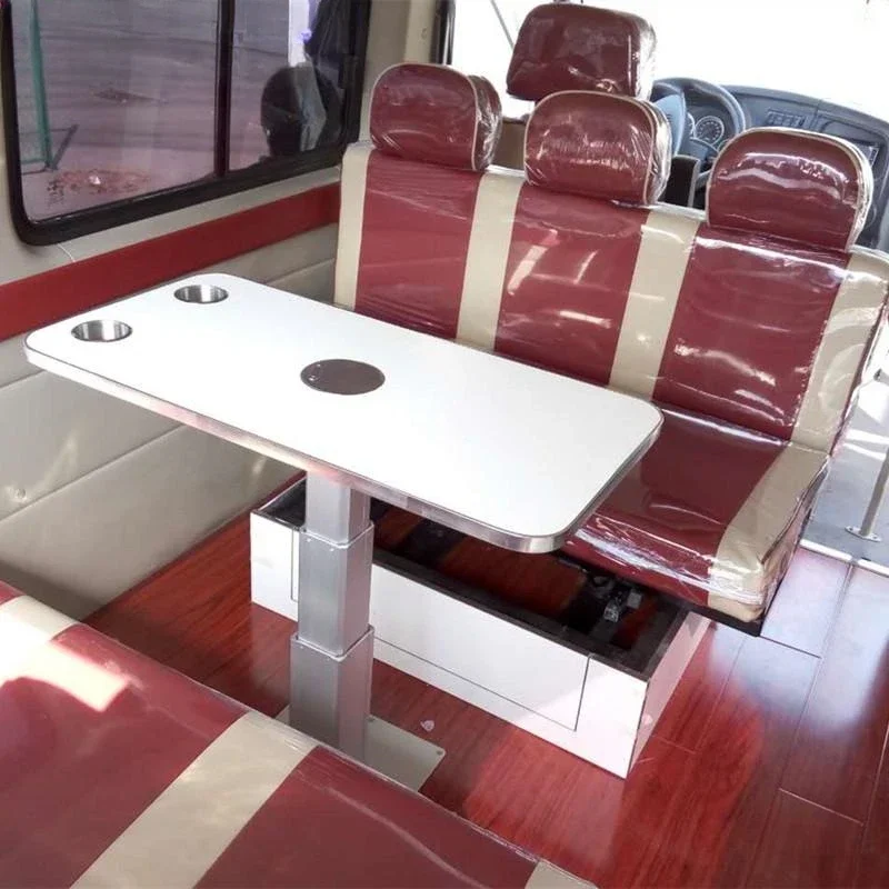 

RV Lifting Table Legs, Hand Crank Adjustment, When The Bed Is Raised, Dining Table Modification Parts Can Be Adjusted Freely