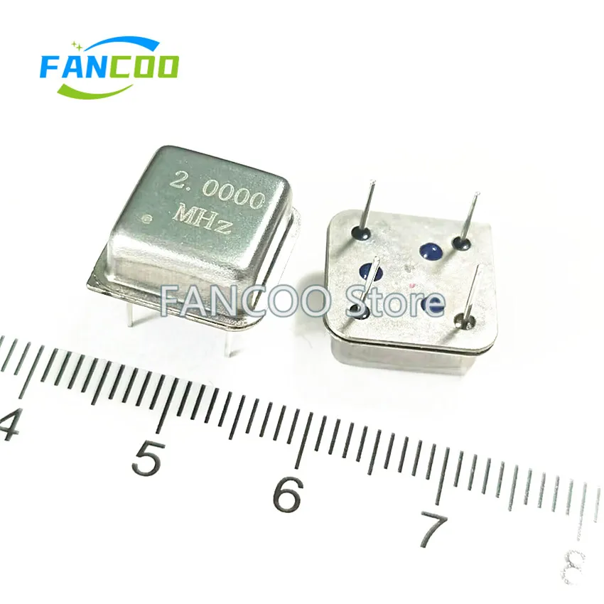 5PCS 2M 2MHZ 2.000M 2.000MHZ Half size 3.3v 5v CRYSTAL CLOCK OSCILLATOR OSC DIP-4 2.000 2M 2MHZ