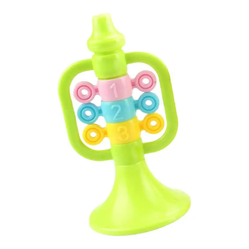 Children's Trumpet Toys Handheld Cartoon Trumpet Toy Puzzle Enlightenment Trumpet Music Toys For School Dancing Home Karaoke And