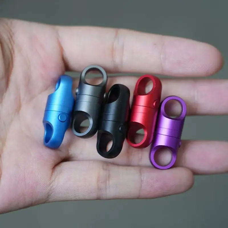 

Colors Aluminum Alloy Rotating Ring Buckle Keychain Waist Belt Buckle Spring Locking quick release Keyring Outdoor Tool EDC Tool