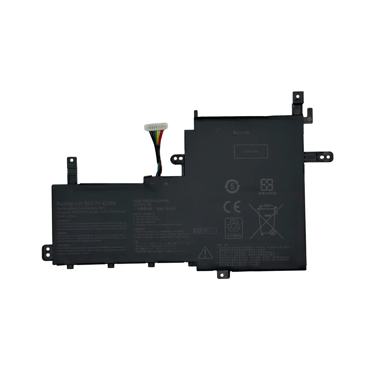Neuer B31N1842 Laptop-Akku für ASUS VivoBook V5050E V5100E S5500F M5100U FL8800I V531F V531FL X531F X531FA S531F S531FA S531FL