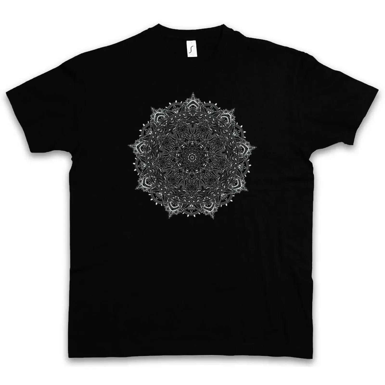 MANDALA I T SHIRT Yantra Hinduism Buddhism Buddhismus Hinduismus Hindu Shiva vintage Washed Slightly Versatile Unisex