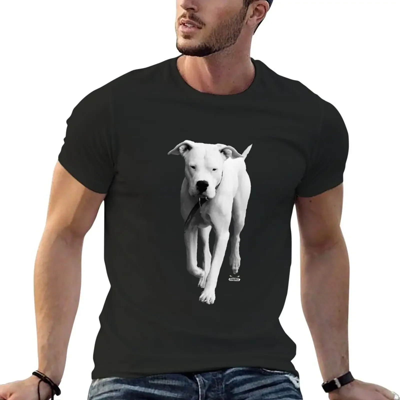 

dogo argentino / Swiss Artwork Photography T-Shirt animal prinfor boys plus sizes oversized t shirt mens t shirts pack