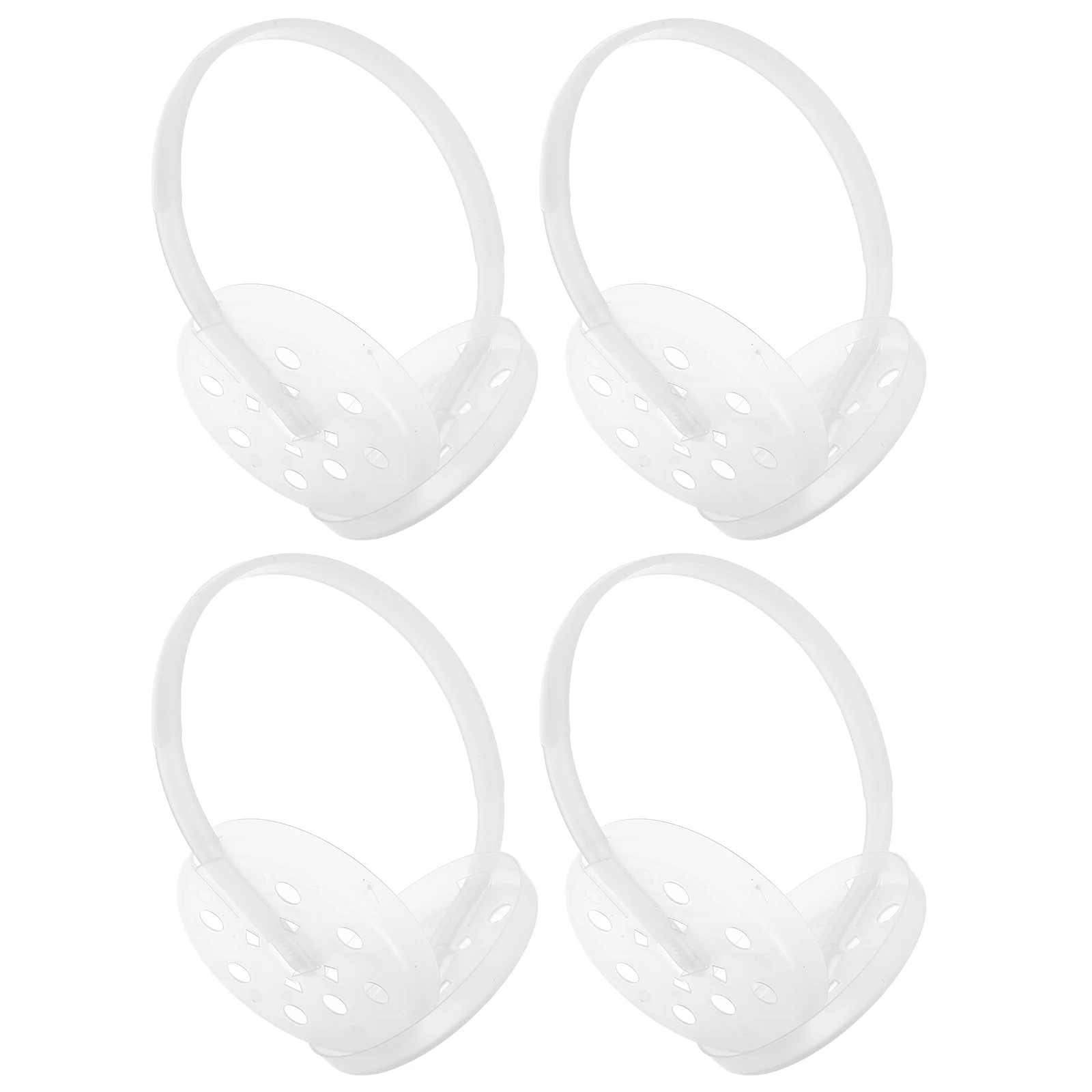 

4pcs Adjustable Earmuff Inner Support Frame Plastic Base Stand Kit Replaceable Components Comfort Long Wear Ear Protector Labor