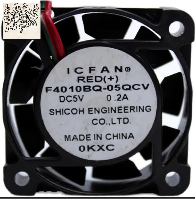 

Ltsf For ICFAN F4010BQ-05QCV DC 5V 0.20A 40x40x10mm 2-Wire Server Cooling Fan