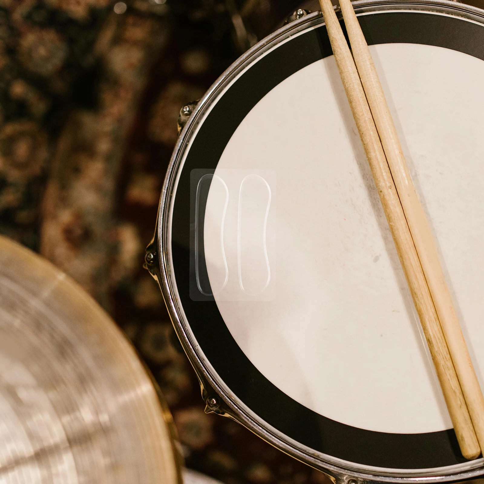 

4 Sheets Silent Drum Pad Set Mute Accessories Dampener Cymbal Tone Pads Damper Gels Transparent Dampeners