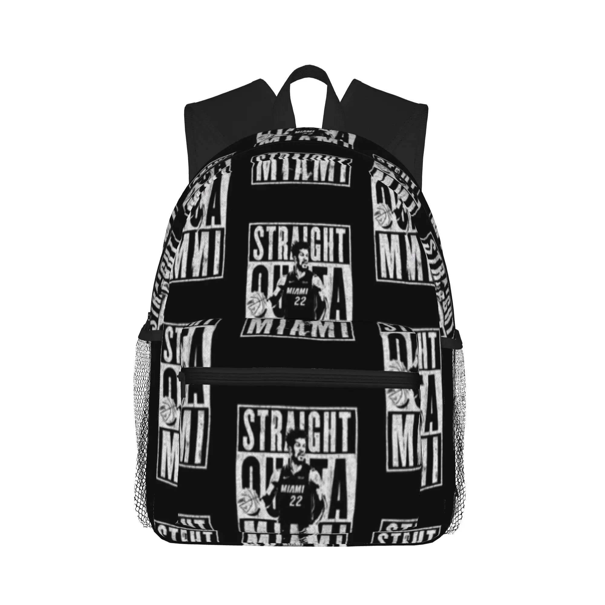 

Straight Outta Miami (Jimmy Butler) Casual Backpack for Students and Adults Backpack women