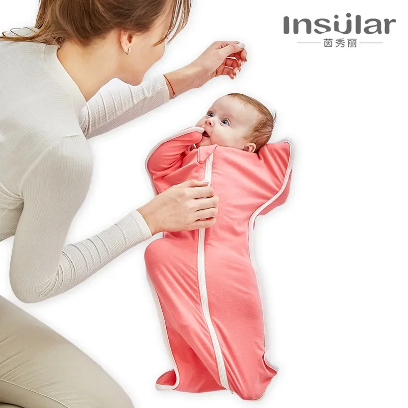 

100% Cotton Baby Sleeping Bag Spring Autumn Zipper Swaddle Newborn Baby Blanket Wrap Sleepsacks Baby Bedding Swaddling Sleepwear