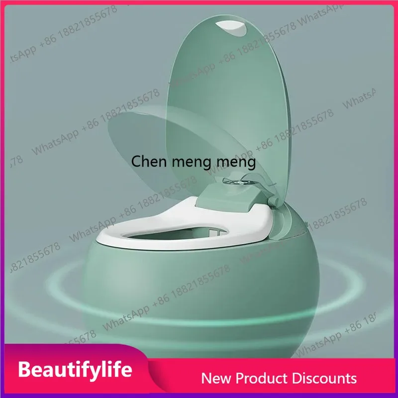 

A17 Shape Green Color Smart Toilet One Button Flush Toilet Bowl F185