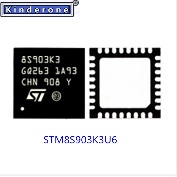 

1-100PCS MCU 8s903k3 gq263 1a93 STM8S903K3U6 STM 8S903K3U6 STM8 S903K3U6 STM8S 903K3U6 STM8S903 K3U6 ST E3 QFPN-32 NEW IC