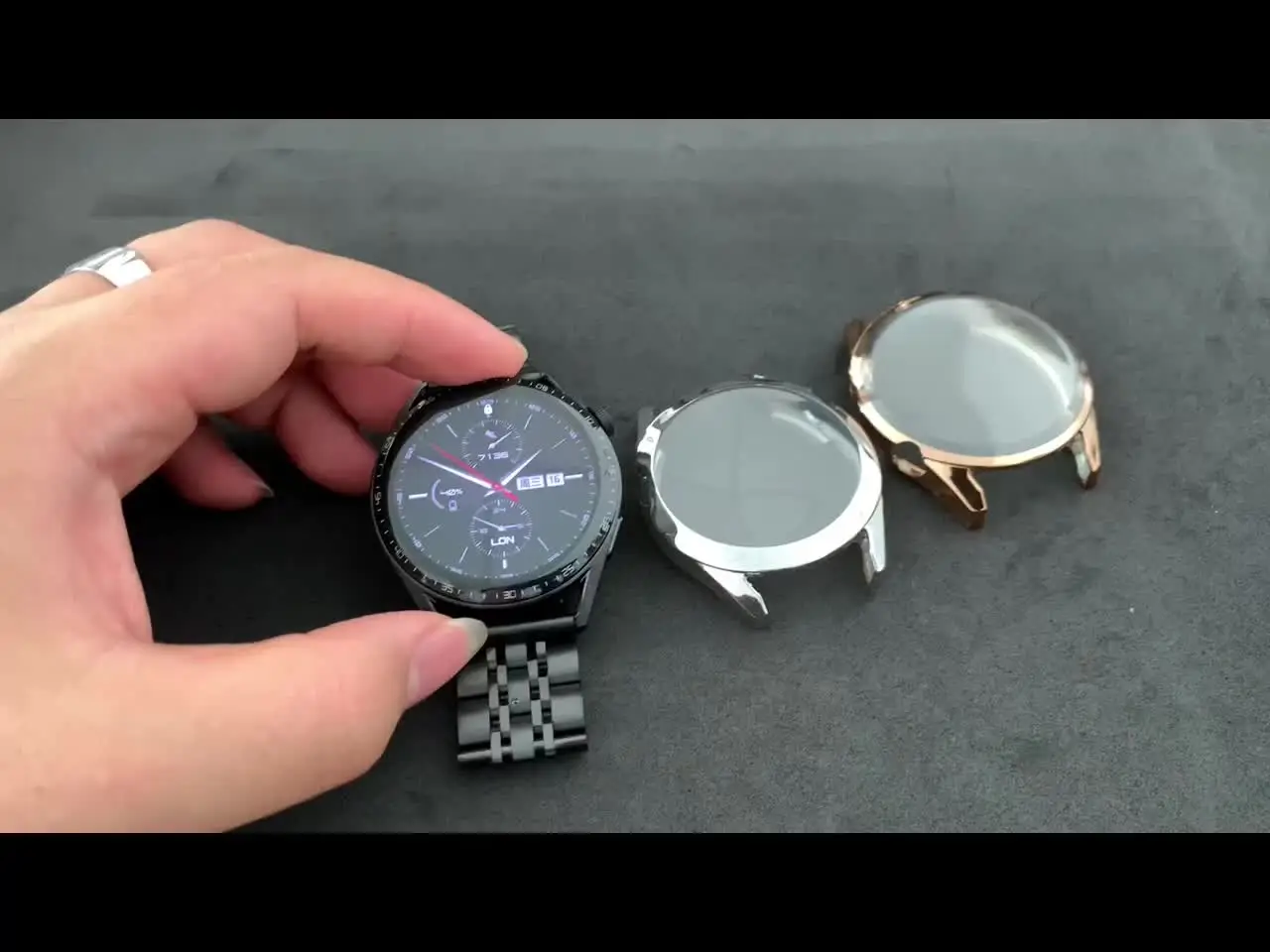 Vollständiger Displayschutz für Huawei Watch GT3 46mm 42mm, Schutzhülle für GT 3 42mm/Watch GT Runner, Schutzhülle