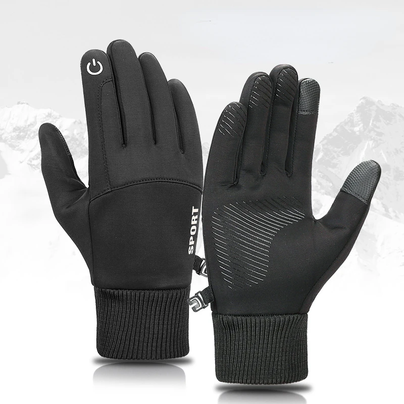 Winter Waterproof Men's Gloves Windproof Sports Fishing Touchscreen Driving Motorcycle Ski Non-slip Warm Cycling Women Gloves