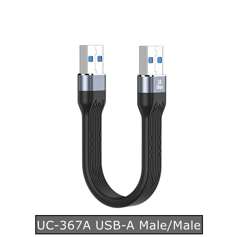 USB 3.2 To Type C 10Gbps Gen2 OTG Date Cable Male To Female Data USBC Charge Cord for PC TV Hard Disk Extension Short Cable 13cm