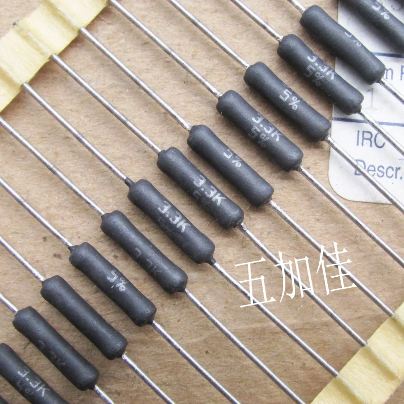 10-100 pieces AS2C3301J 3W 3.3K 3300R imported genuine 5% 1KV 20PPM axial wirewound resistor