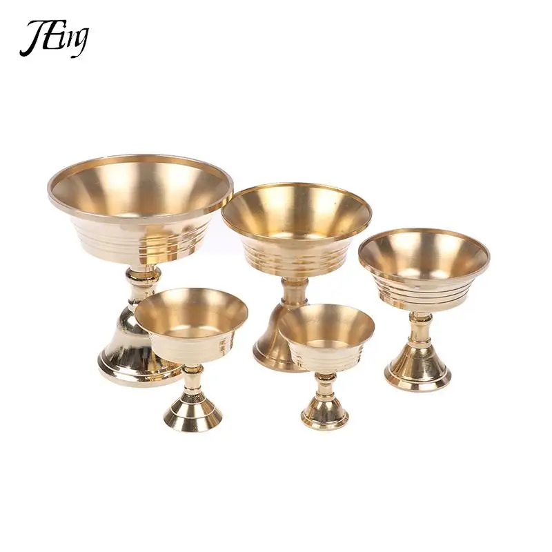 Multi-Size Golden Copper Alloy Candle Holder Candlestick Candelabrum Home Decor